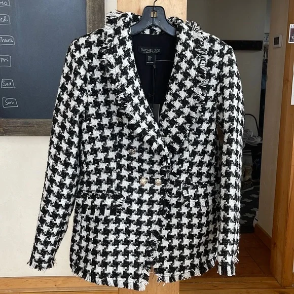 Rachel Zoe Houndstooth Jacket, NWT - Picture 2 of 8